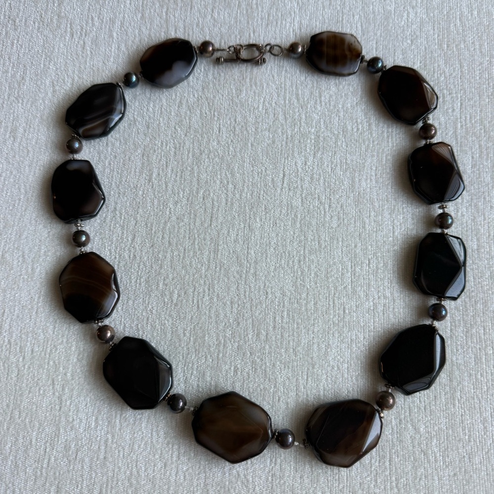 Smoky  quartz necklace